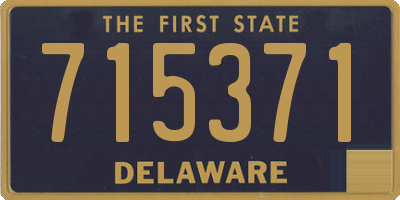DE license plate 715371