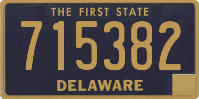 DE license plate 715382