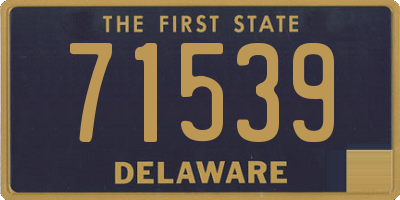 DE license plate 71539