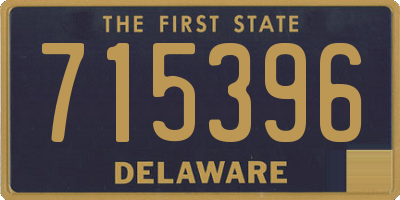 DE license plate 715396