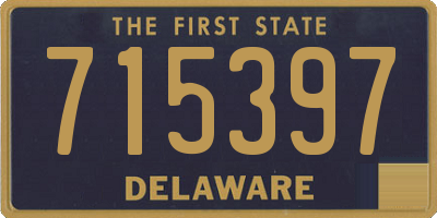 DE license plate 715397