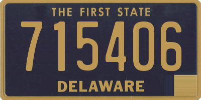 DE license plate 715406