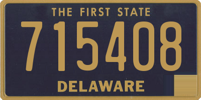 DE license plate 715408