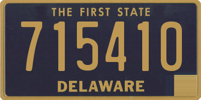 DE license plate 715410