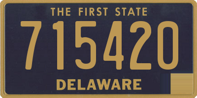 DE license plate 715420