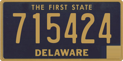 DE license plate 715424