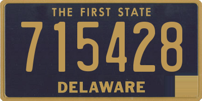 DE license plate 715428
