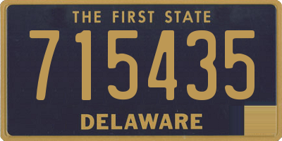 DE license plate 715435