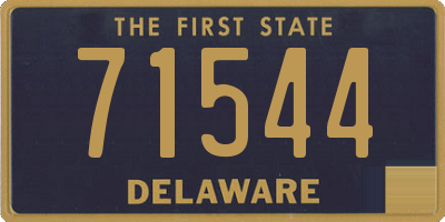 DE license plate 71544