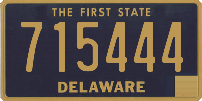 DE license plate 715444