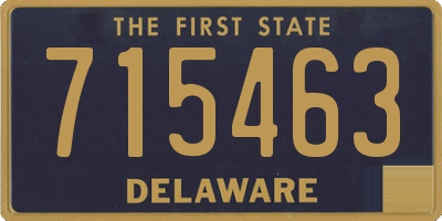 DE license plate 715463