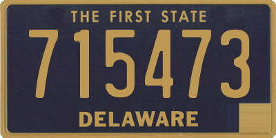 DE license plate 715473