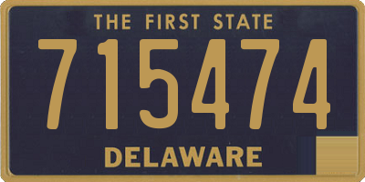 DE license plate 715474