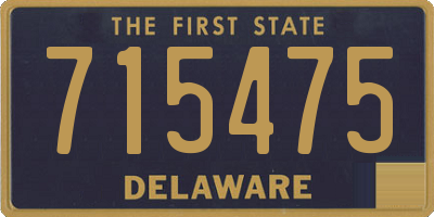 DE license plate 715475
