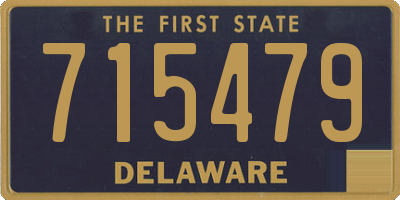 DE license plate 715479