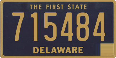DE license plate 715484