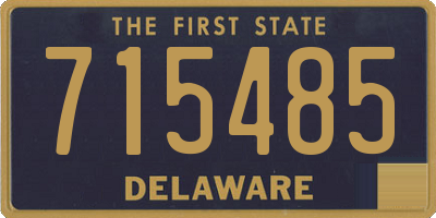 DE license plate 715485