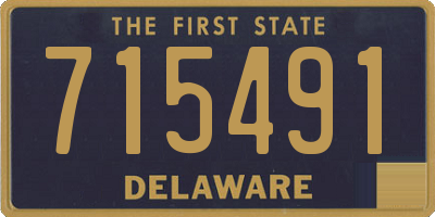 DE license plate 715491