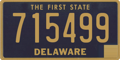 DE license plate 715499