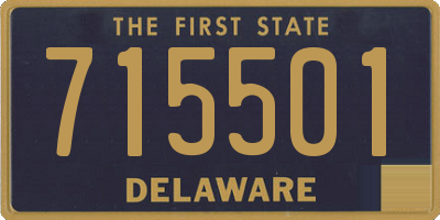 DE license plate 715501