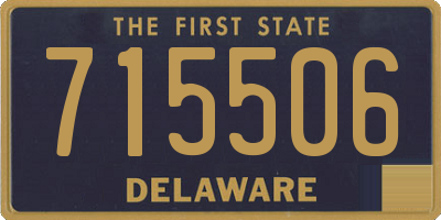 DE license plate 715506