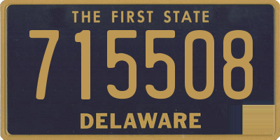 DE license plate 715508