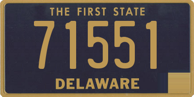 DE license plate 71551