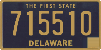 DE license plate 715510