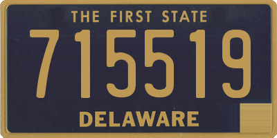 DE license plate 715519