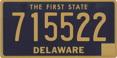 DE license plate 715522