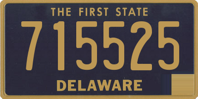 DE license plate 715525