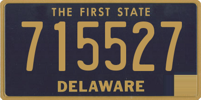 DE license plate 715527