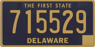 DE license plate 715529