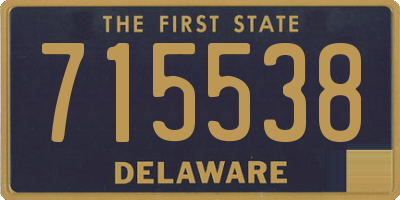 DE license plate 715538