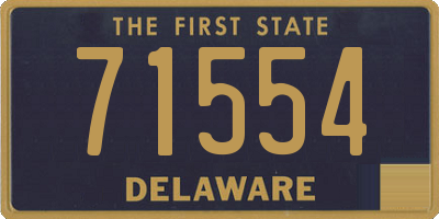 DE license plate 71554