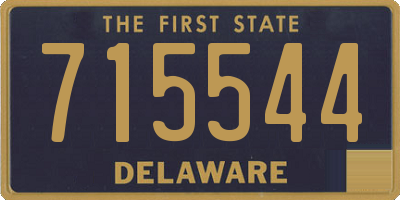 DE license plate 715544