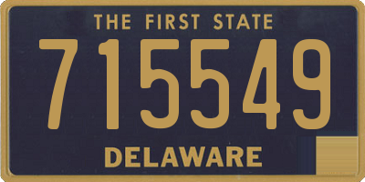 DE license plate 715549
