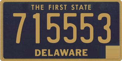 DE license plate 715553