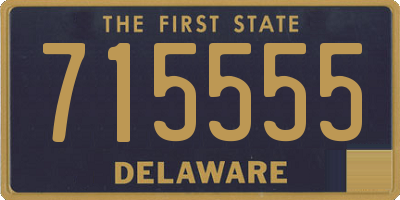 DE license plate 715555