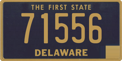 DE license plate 71556