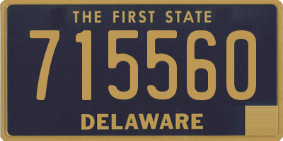 DE license plate 715560