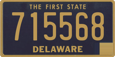 DE license plate 715568