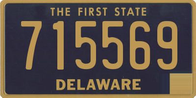 DE license plate 715569
