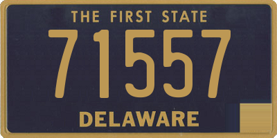 DE license plate 71557