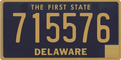 DE license plate 715576
