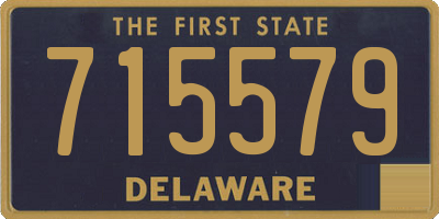 DE license plate 715579