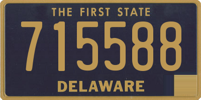 DE license plate 715588