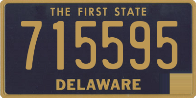 DE license plate 715595