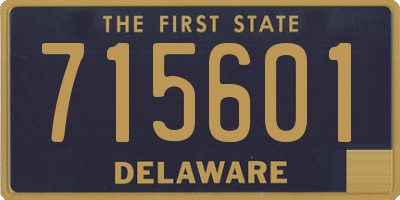 DE license plate 715601