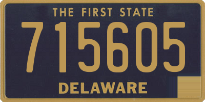 DE license plate 715605